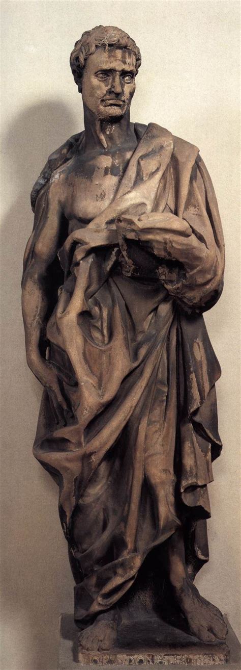 Donatello Prophet Jeremiah 1423 26 Marble Height 191 Cm Museo Dell