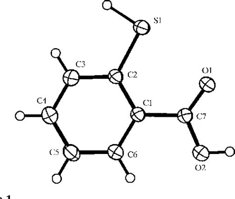 Figure From S H S Hydrogen Bond Chain In Thiosalicylic Acid