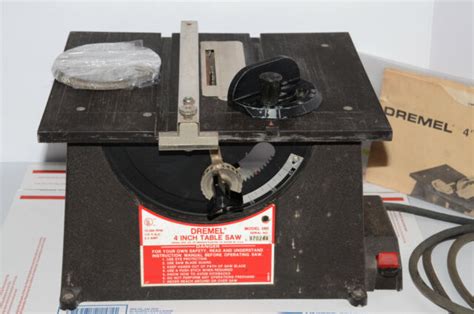 Dremel 4 Inch Table Saw Model 580 For Sale Online Ebay