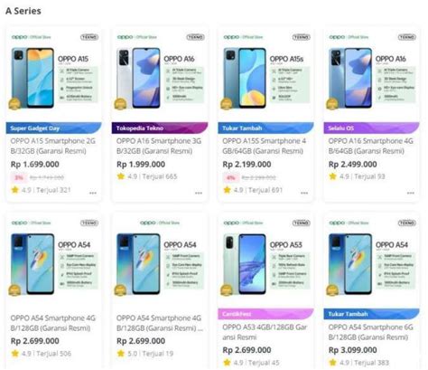 Daftar Harga HP OPPO Dari A Series Terbaru Desember 2021