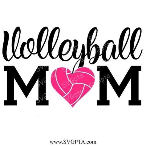 Volleyball Mom Svg Clipart