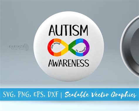 Autism Awareness Svg Infinity Cut File Not A Puzzle Piece Etsy