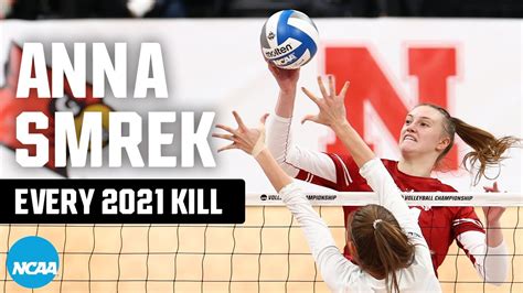 Every Anna Smrek Kill In The Ncaa Volleyball Tournament Youtube