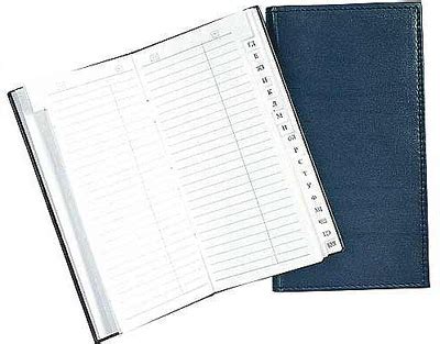 Книга телефонная кожаная
