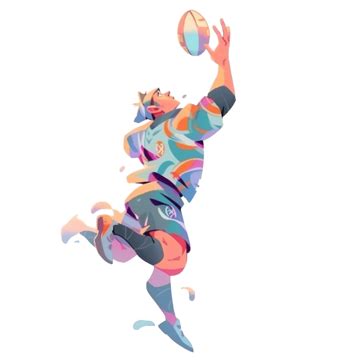 Rugby Player Throw Lineout Ball Rugby Player Throw Png Transparent