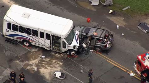 Driver Killed Others Injured After Suv Slams Into Nj Transit Access