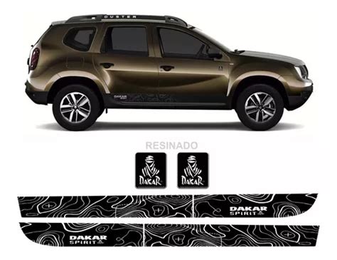 Kit Completo Adesivo Renault Duster Dakar Emblema Dstr Cor Adesivo