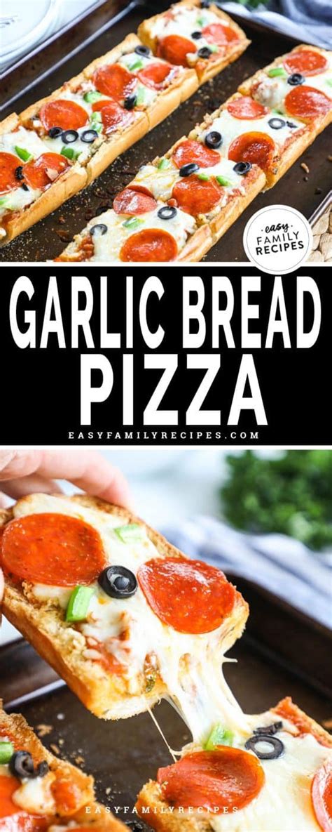 Garlic Bread Pizza · Easy Family Recipes