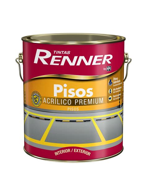 Tinta Acr Lico Premium Pisos Concreto Fosco Renner L Alta