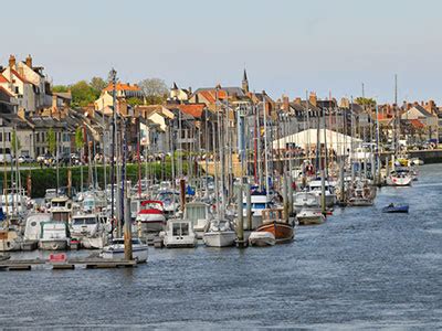 Saint-Valery-sur-Somme on the Bay of the Somme, north of France