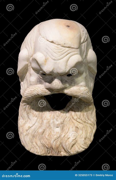 Ancient Roman Theater Mask. Stock Image - Image of antiquity, classical ...