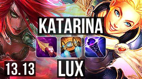 Kata Vs Lux Mid Rank Kata Games Godlike K