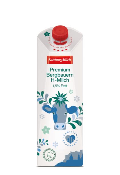 Premium Bergbauern H Milch Fett Salzburg Milch