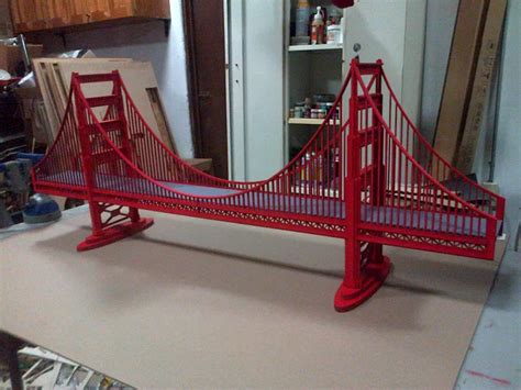 Golden Gate Puentes colgantes maquetas Maqueta puente Estanterías