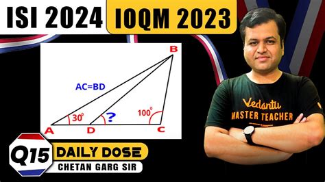 Daily Dose 15 IOQM IIT JEE ISI CMI Preparation Chetan Sir