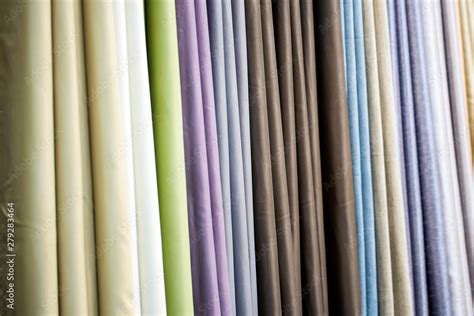 Colorful curtains and beautiful patterns. Stock Photo | Adobe Stock