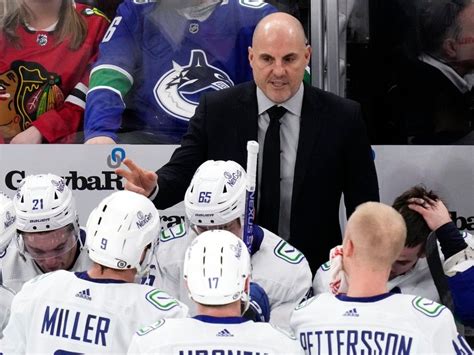 Canucks Schedule Help Line Keeps Rick Tocchet In Line For Consistency