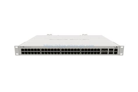 MikroTik (CRS354-48P-4S+2Q+RM) 48-портовий PoE 1 Гбіт