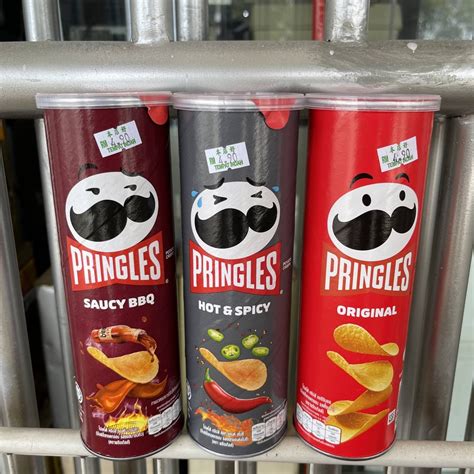 Pringles Potato Chips Sour Cream Onion Cheesy Cheese Saucy Bbq Hot