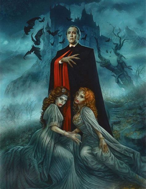 Dracula Christopher Lee Art Vampire Movies Vampire Art Vampire