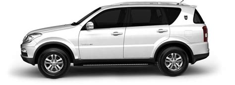 Mahindra Ssangyong Rexton Side View 'White'