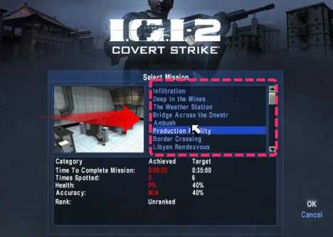 IGI 2: Covert Strike Cheats Unlimited Health, Ammo, All Missions of PC Game