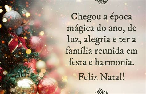 Belas Mensagens De Feliz Natal Para Amigos E Familiares Mensagens E