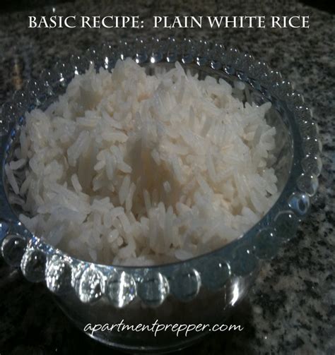 Basic Recipe: Plain White Rice