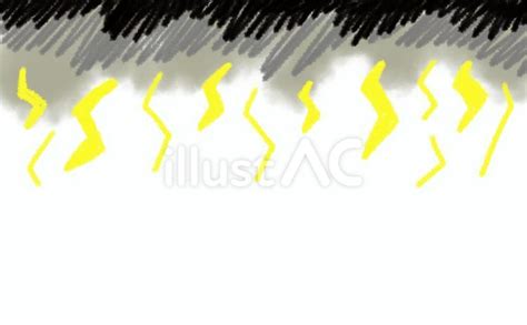 雷と雷雲イラスト No 24415487｜無料イラスト・フリー素材なら「イラストac」