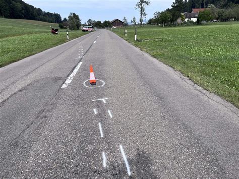 Degersheim Sg Rollerfahrer Verletzt Sich Nach Selbstunfall