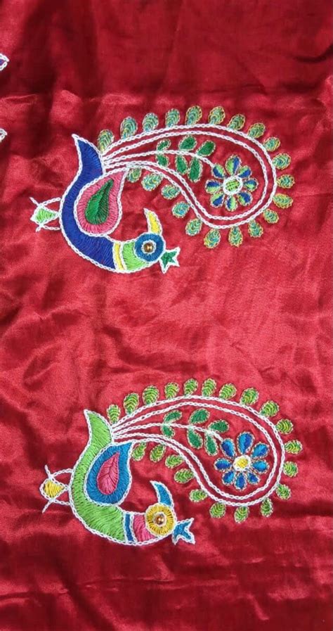 simple hand work design hand embroidery design patterns hand