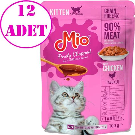 Mio Yavru Kedi Ya Mama Tavuk Etli Gr Ad