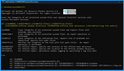 SFC Command To Repair Corrupted System Files In Windows 11 HTMD Blog