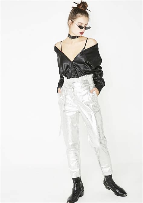 Galactic Groove Metallic Pants Metallic Pants Pants Boho Outfits