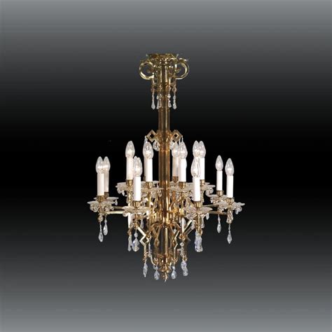 Classic Style Chandelier Art Deco Luster By Woka Lamps Vienna