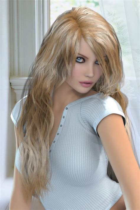 Blonde And Loving It By RGUS On DeviantART 3d Fantasy Fantasy Women