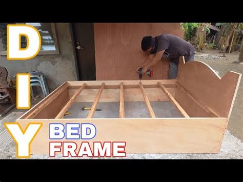 DIY Marine Plywood Bed Frame Paano Gumawa Ng Bed Frame Step By Step