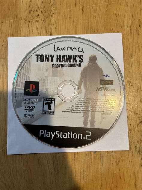 Tony Hawk S Proving Ground Sony Playstation Ps Disc Only Ebay