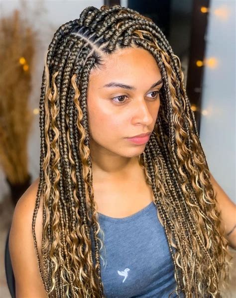 30 Ideas Of Medium Box Braids That Really Stun Hair Adviser Medium Box Braids Box Braids