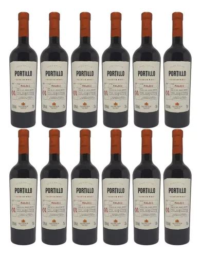 Kit Un Vinho Portillo Malbec Ml Parcelamento Sem Juros