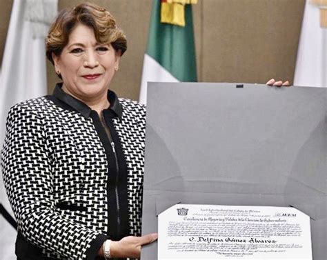 Delfina G Mez Recibe Constancia De Mayor A Como Gobernadora Electa Del