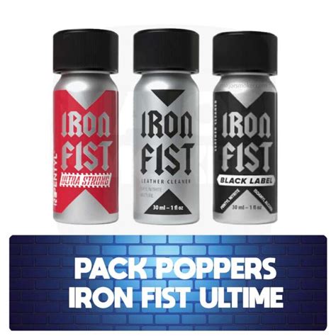 Iron Fist Poppers La Marque De Poppers Puissant Majorsmoker