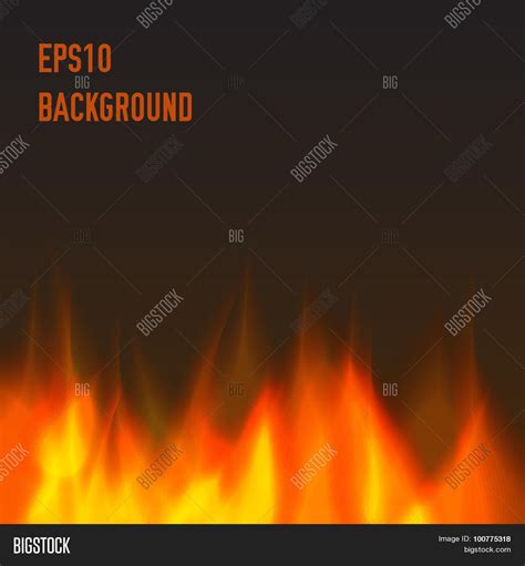 Abstract Vector Fire Vector And Photo Free Trial Bigstock