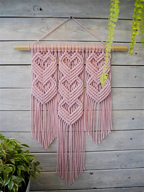 Add Some Boho Touch To Your Home Decor For Spring With This Large Heart