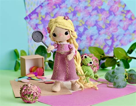 Crochet Pattern Doll Rapunzel Eng Pdf Amigurumi Etsy