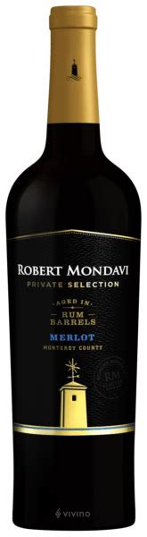 Robert Mondavi Private Selection Rum Barrel Aged Merlot Red Wine Ml