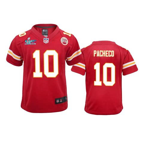 Isaih Pacheco Kansas City Chiefs Super Bowl Lvii Game Jersey Yout