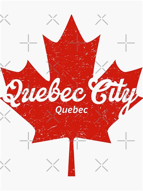 Quebec City Quebec Canada Sticker For Sale By Studio838 Redbubble