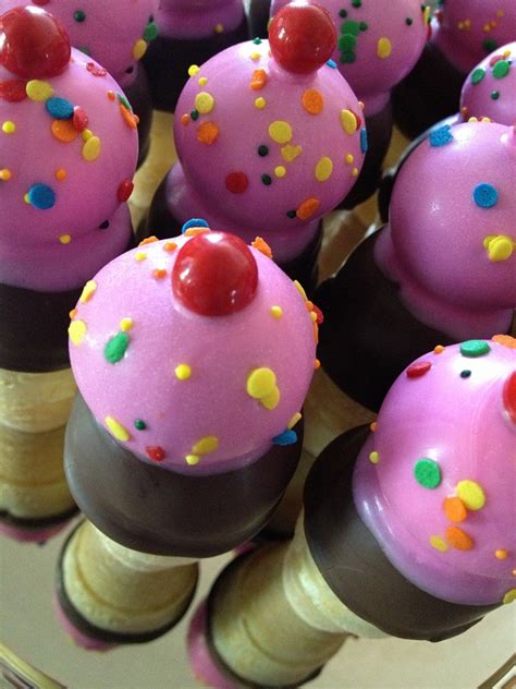 Ice Cream Cone Cake Pops - Heavenly Cake Pops