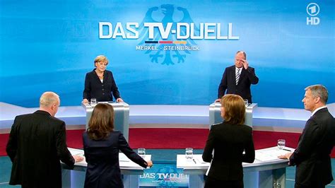 Tv Duell Merkel Gegen Steinbr Ck Das War Der Spiegel